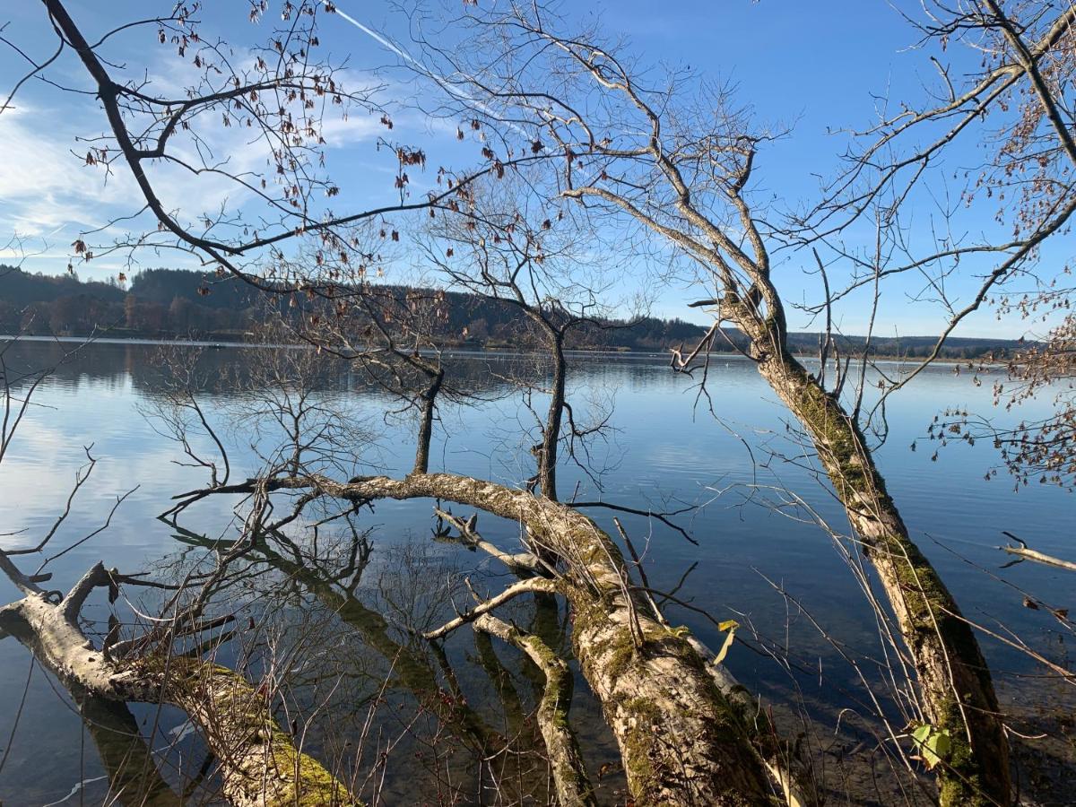 Stille X Weite - Hochwertige Wohnung Mit See-Panorama Kronburg ภายนอก รูปภาพ